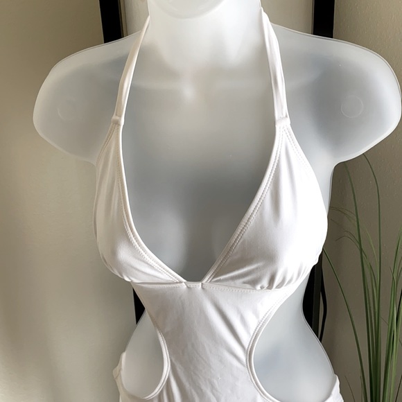 ✨ Swimwear bikini sexy one piece white - Picture 2 of 7